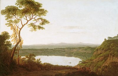 Lago Albano, c.1790-92 de Joseph Wright of Derby